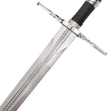 The Witcher - Deluxe Handforged Geralt's Steel Sword (Damascus, Mace Pommel) Sword - Tophatter Daily Deals
