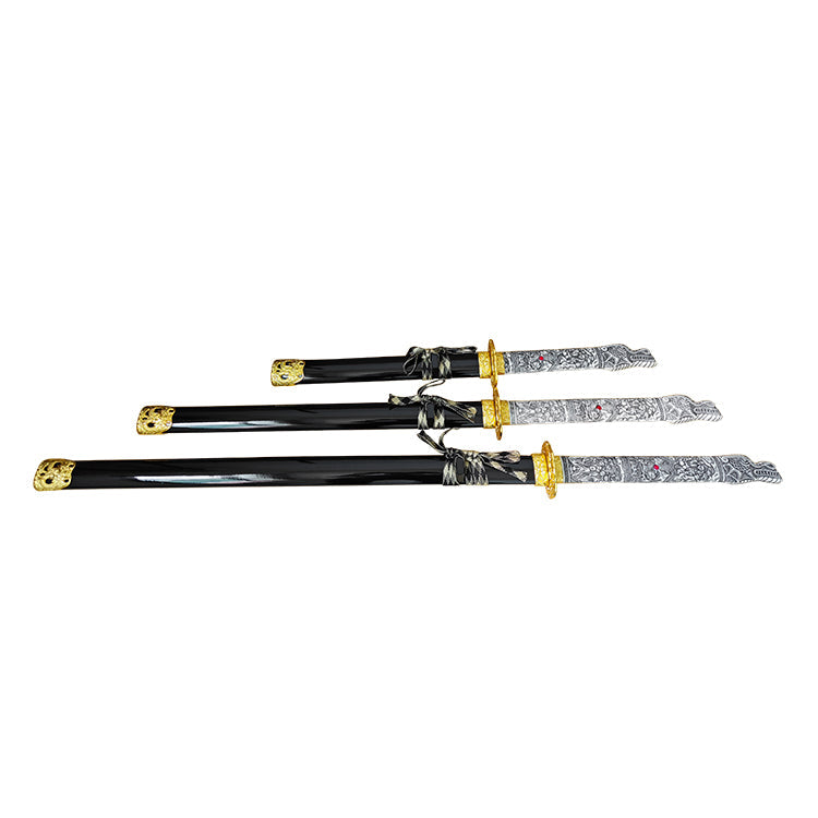 Highlander Endgame - Duncan Macleod Triple Set Display Katana (Straight Blade) Sword - Tophatter Daily Deals