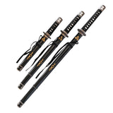 Kill Bill - Hattori Hanzo Triple Set Display Katana (Straight Blade) Sword - Tophatter Daily Deals
