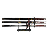 Kill Bill - Hattori Hanzo Trio Display Katana (Straight Blade) Sword - Tophatter Daily Deals