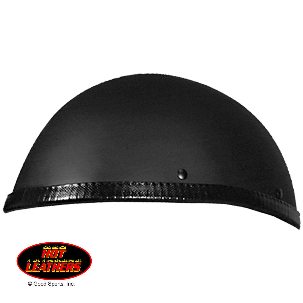 Hot Leathers Eagle Style Matte Black Low Profile Novelty Helmet Dull Helmet Novelty - Tophatter Daily Deals