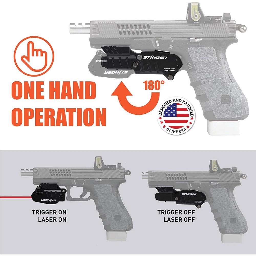 Trigger Guard Minimalist Holster w/Laser - Right Hand Holster - Tophatter Daily Deals