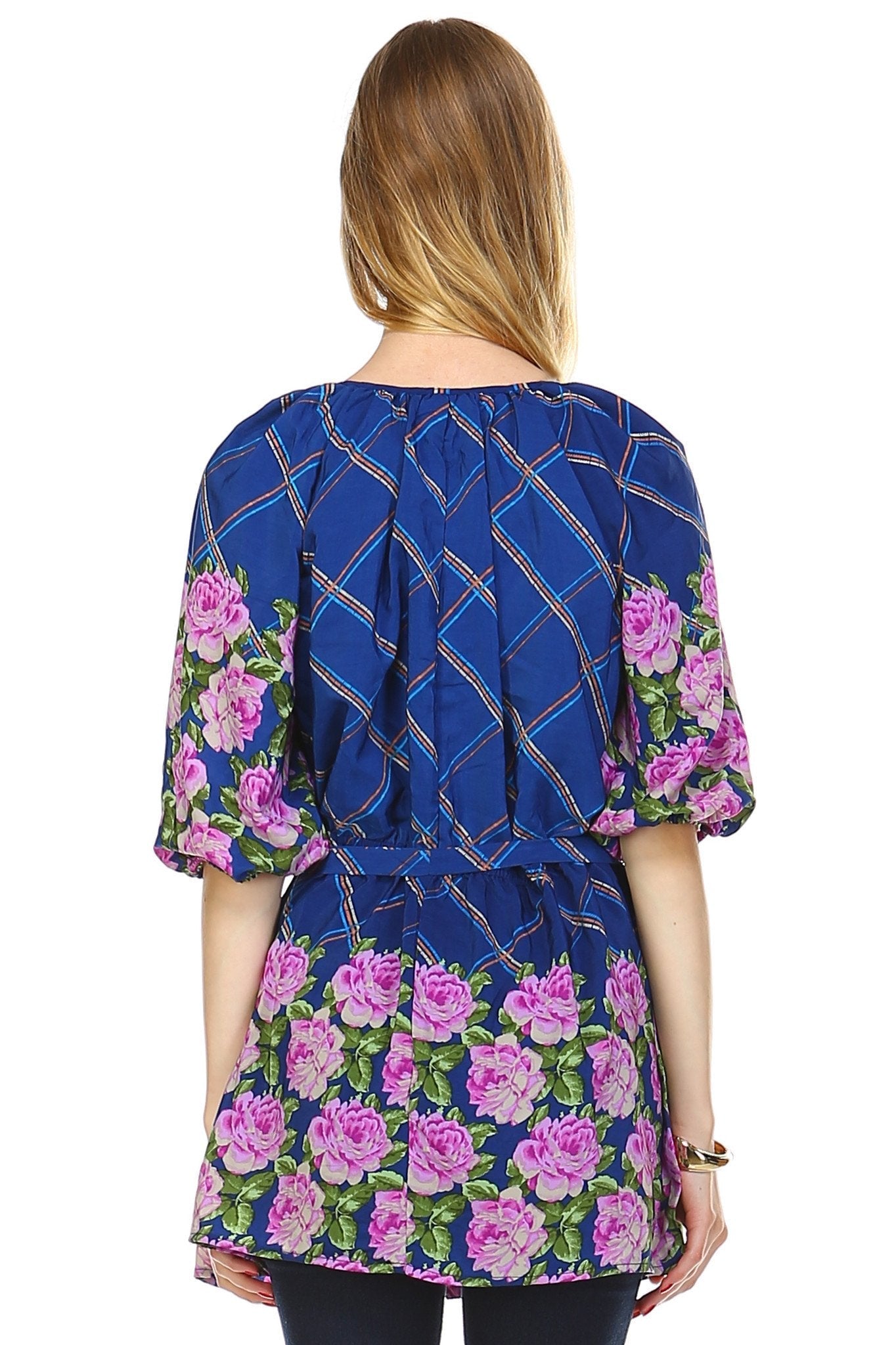 Women's Belted Button Front Top Tops - Tophatter Daily Deals