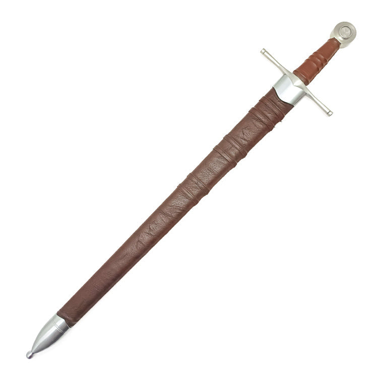 Medieval Broadsword with Hand Forged Damascus Folded Steel Blade