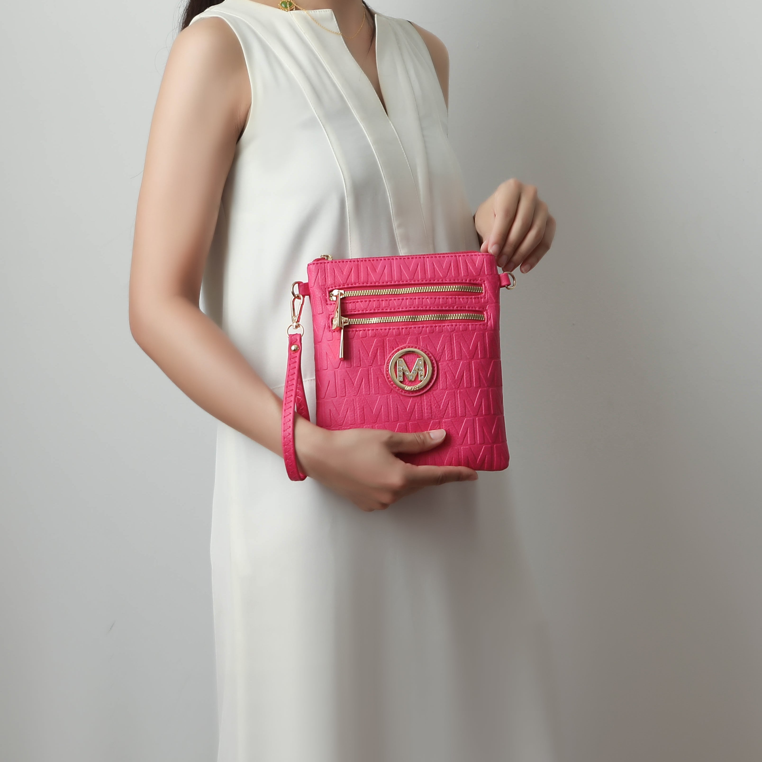 MKF Collection Women's Scarlett Signature Crossbody Bag Bags - Tophatter Daily Deals