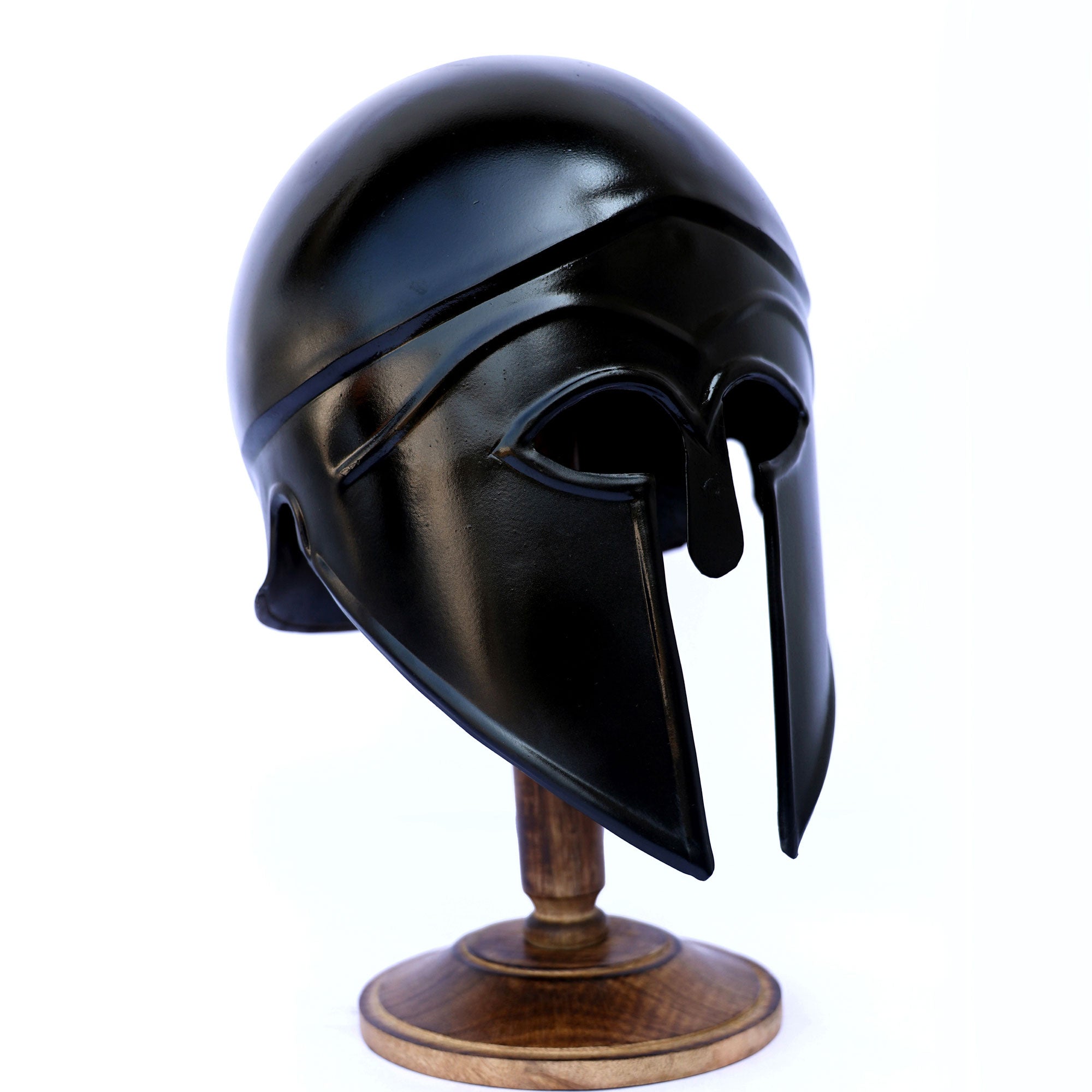 5th Century Corinthian Hoplite Helmet with Display Stand - TOPHATTER'S ARMORY DEALS Collectible Weapons - Tophatter Daily Deals