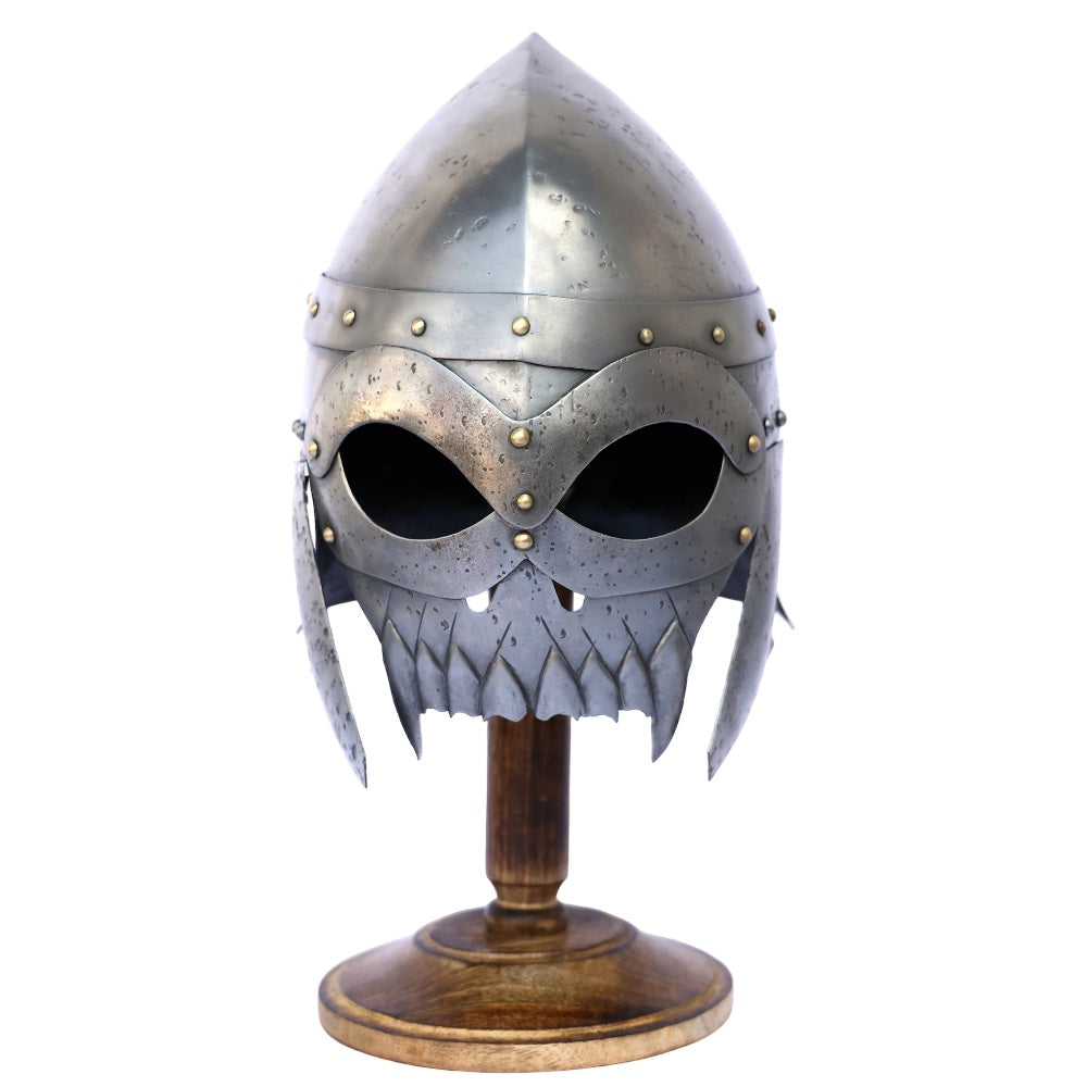 Dark Medieval Warrior Helmet - Tophatter's Guns'N'Weapons Store - FREE SHIPPING Collectible Weapons - Tophatter Daily Deals