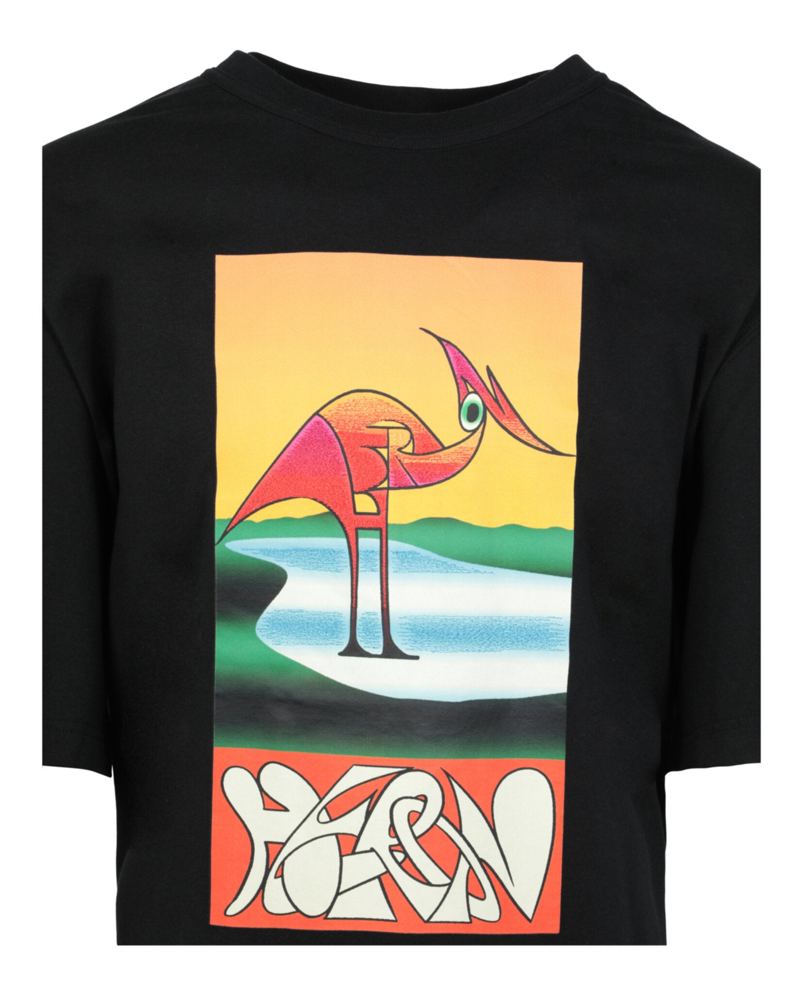 Heron Preston Graphic Cotton T-Shirt T-Shirt - Tophatter Daily Deals
