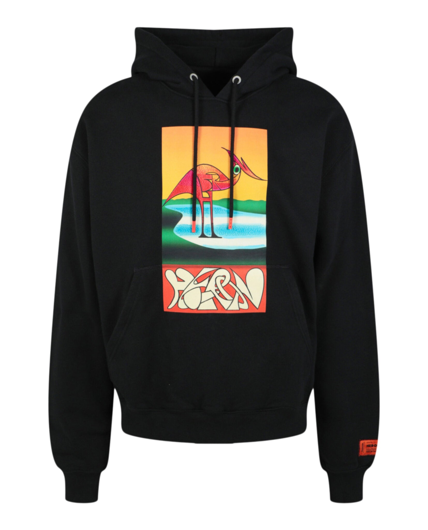 Heron Preston Heron Abstract Hoodie Black Hoodie - Tophatter Daily Deals