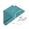 Pursonic Extra Extra Large Electric Heating Pad Teal Pattern Massagers & Wraps - Tophatter Daily Deals