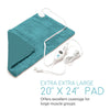Pursonic Extra Extra Large Electric Heating Pad Massagers & Wraps - Tophatter Daily Deals