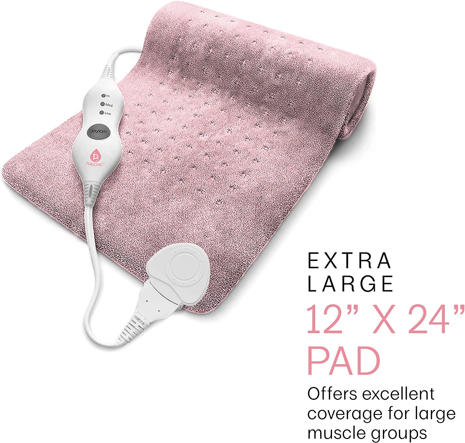Pursonic Electric Heating Pad Massagers & Wraps - Tophatter Daily Deals
