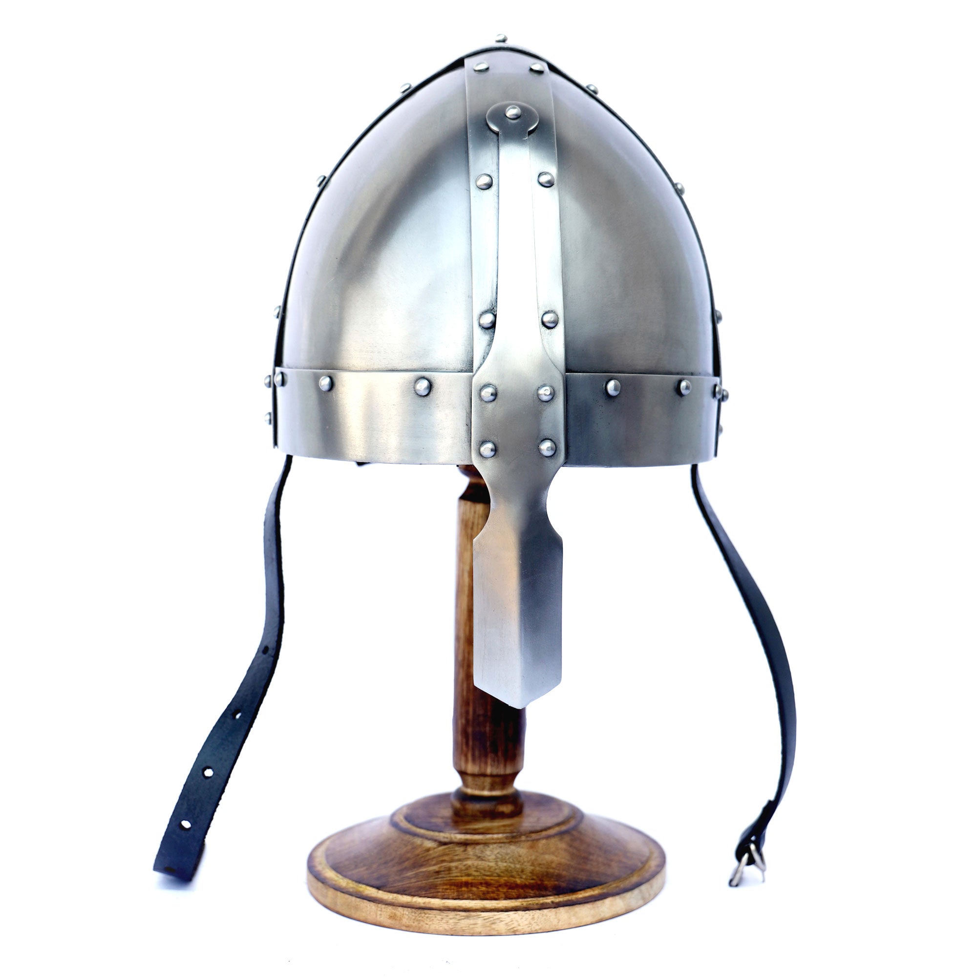 Medieval Spangenhelm Combat Nasal Helmet - Tophatter's Guns'N'Weapons Store Collectible Weapons - Tophatter Daily Deals