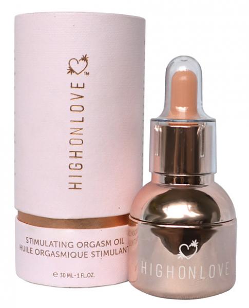 High On Love Stimulating Orgasm Oil 1 fluid ounce - Tophatter Daily Deals