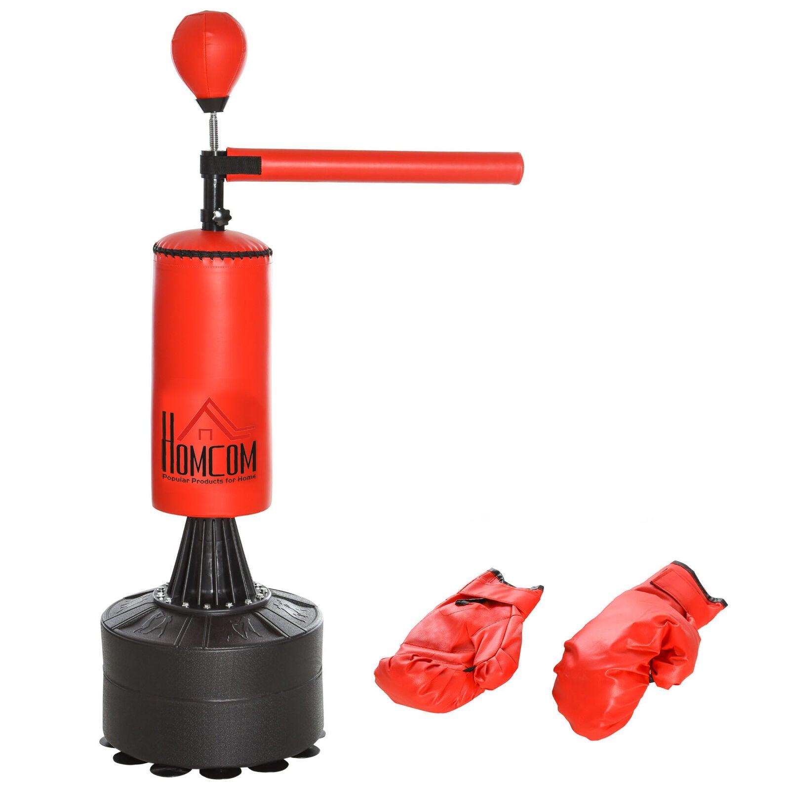 Freestanding Punch Bag Stand - Boxing Punch Bag Stand Rotating Flexible Arm Speed Ball Waterable Base Exercise & Fitness - Tophatter Daily Deals