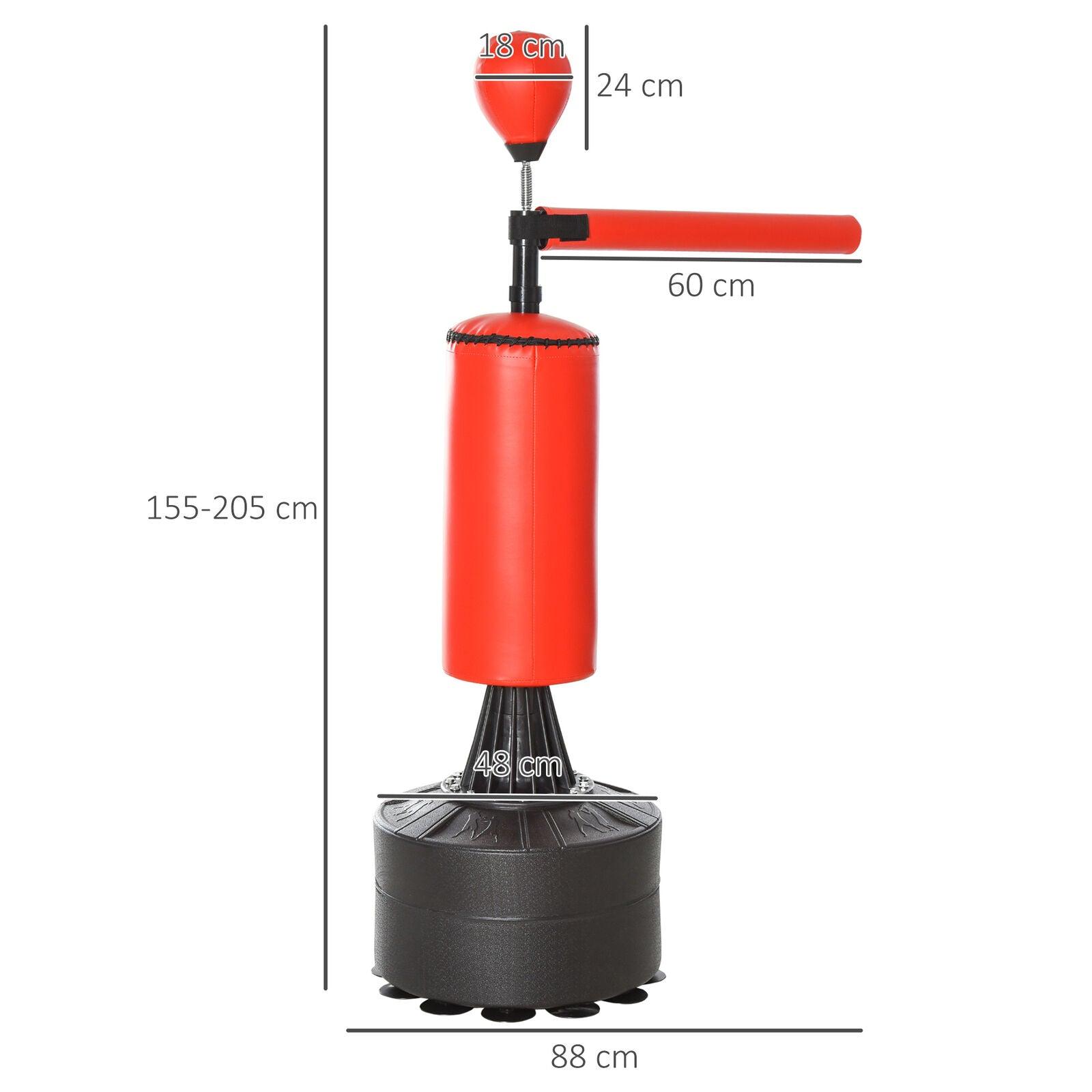Freestanding Punch Bag Stand - Boxing Punch Bag Stand Rotating Flexible Arm Speed Ball Waterable Base Exercise & Fitness - Tophatter Daily Deals
