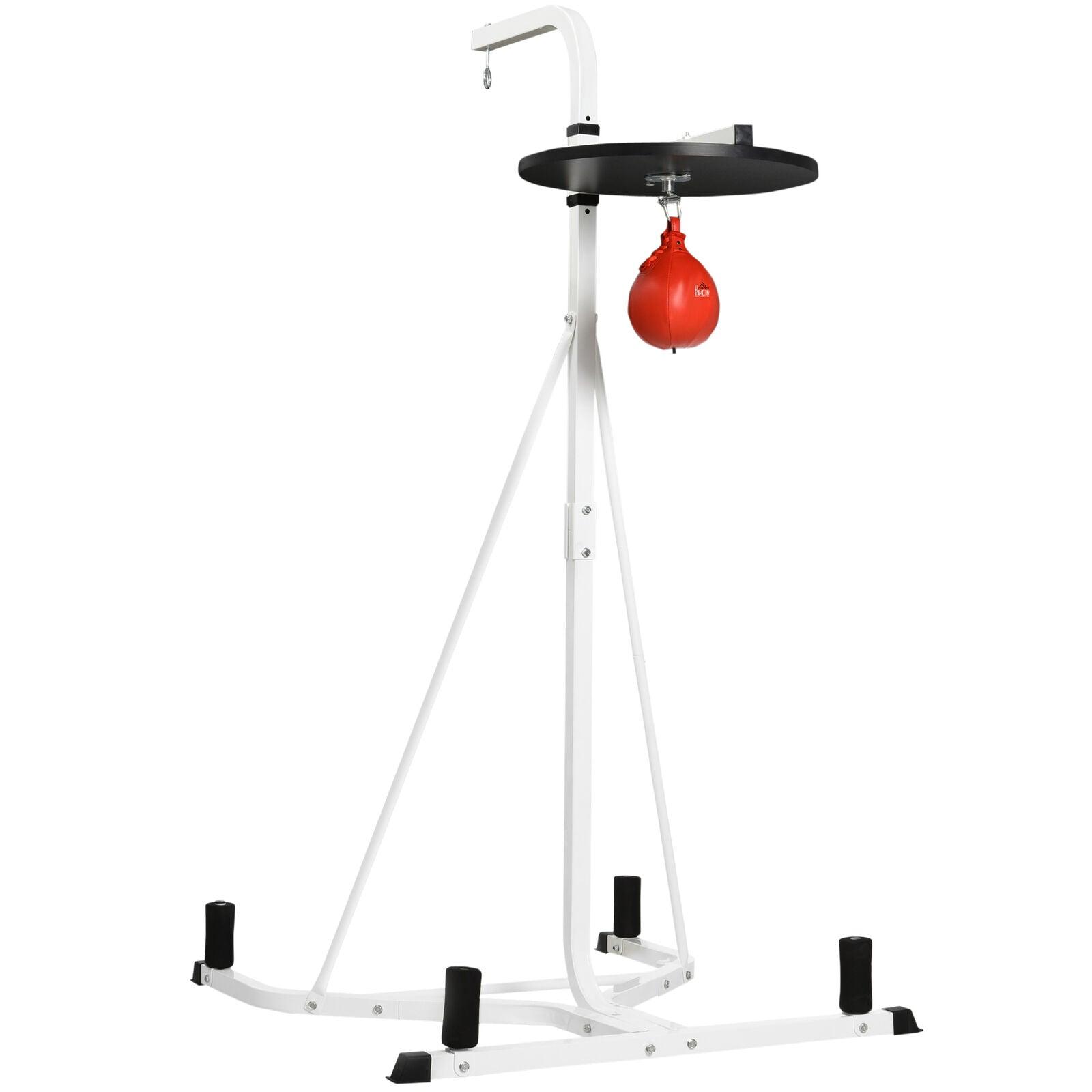 Boxing Punch Bag Stands - Free-Standing Speed Bag Platform Adjustable Boxing Punch Bag Stand Exercise & Fitness - Tophatter Daily Deals