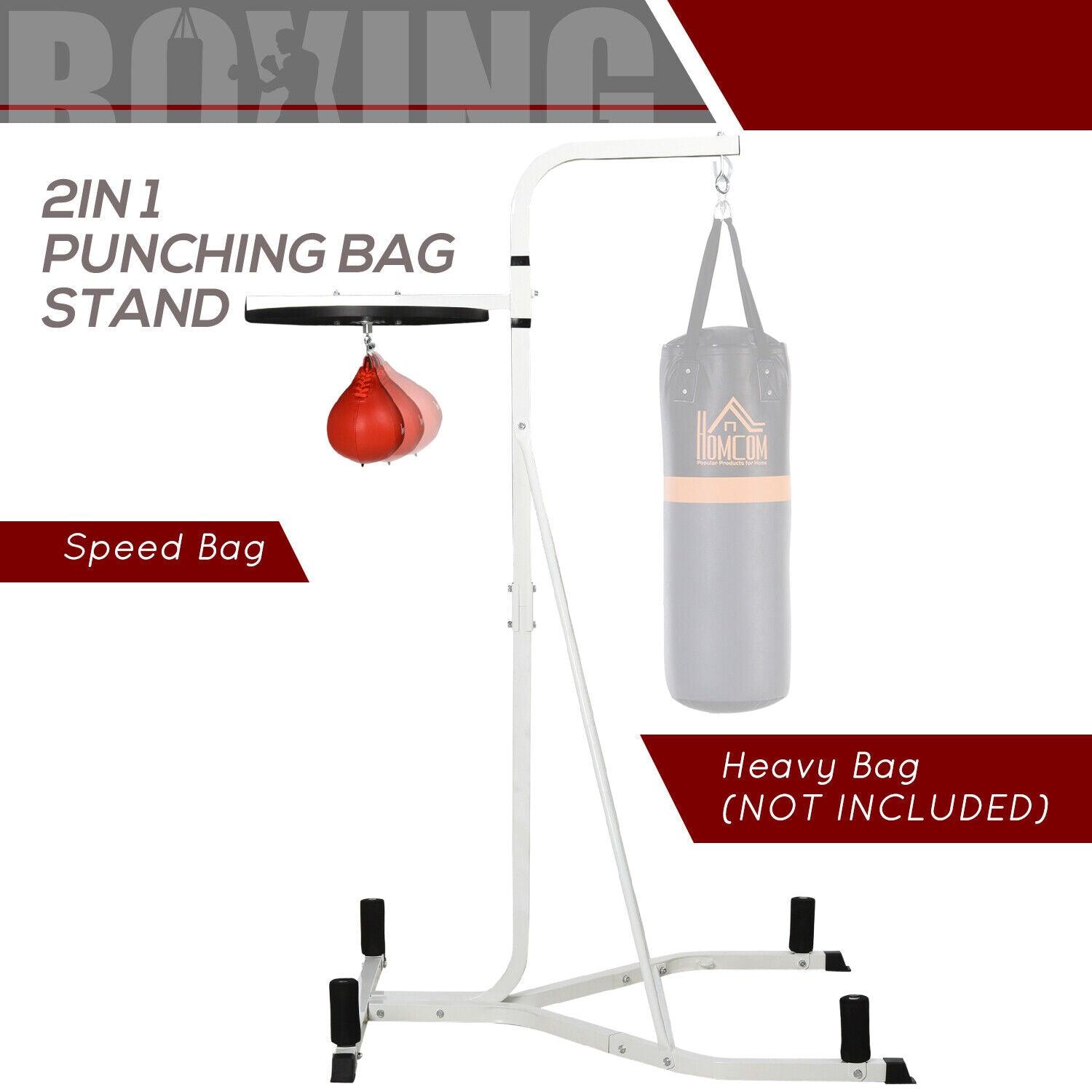 Boxing Punch Bag Stands - Free-Standing Speed Bag Platform Adjustable Boxing Punch Bag Stand Exercise & Fitness - Tophatter Daily Deals