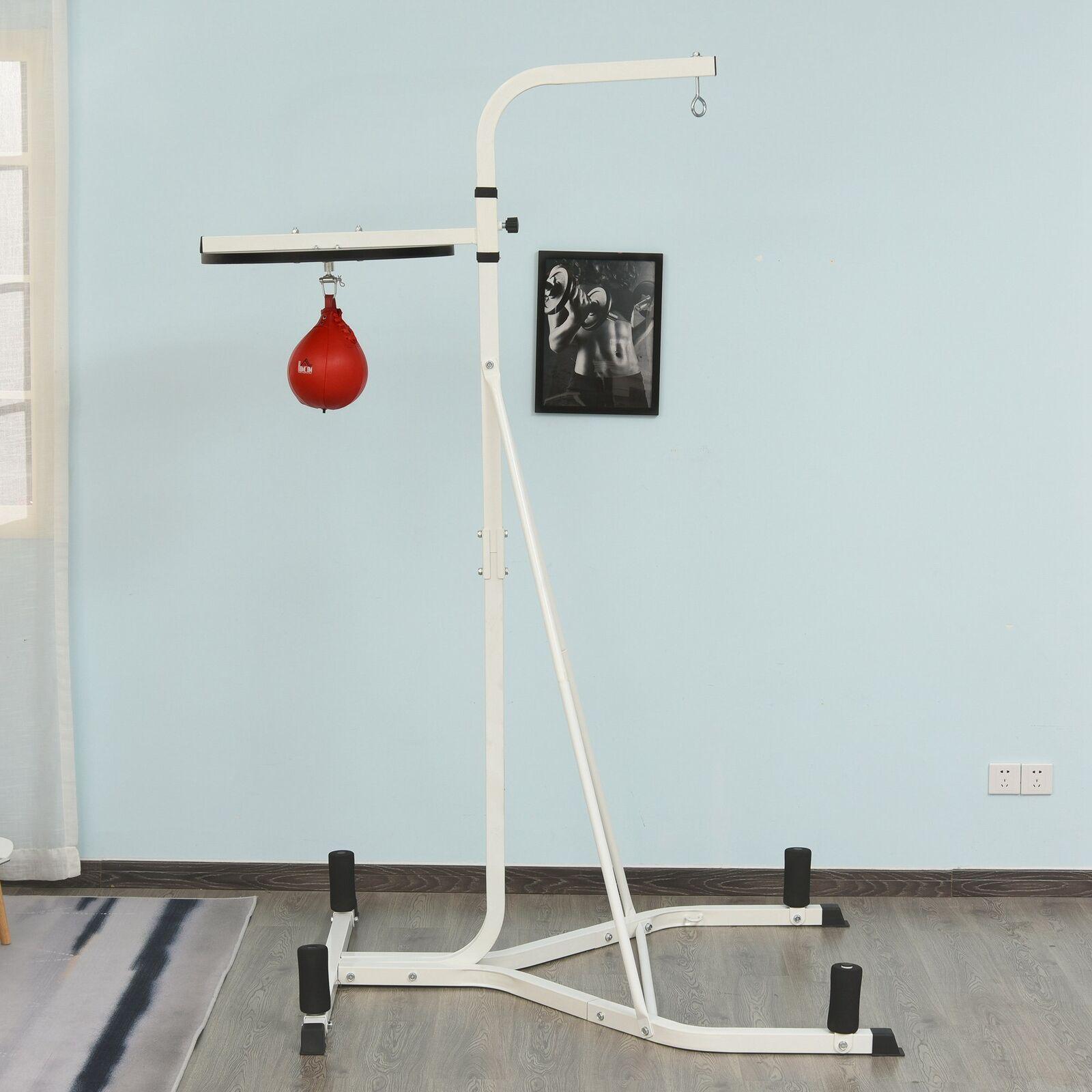 Boxing Punch Bag Stands - Free-Standing Speed Bag Platform Adjustable Boxing Punch Bag Stand Exercise & Fitness - Tophatter Daily Deals
