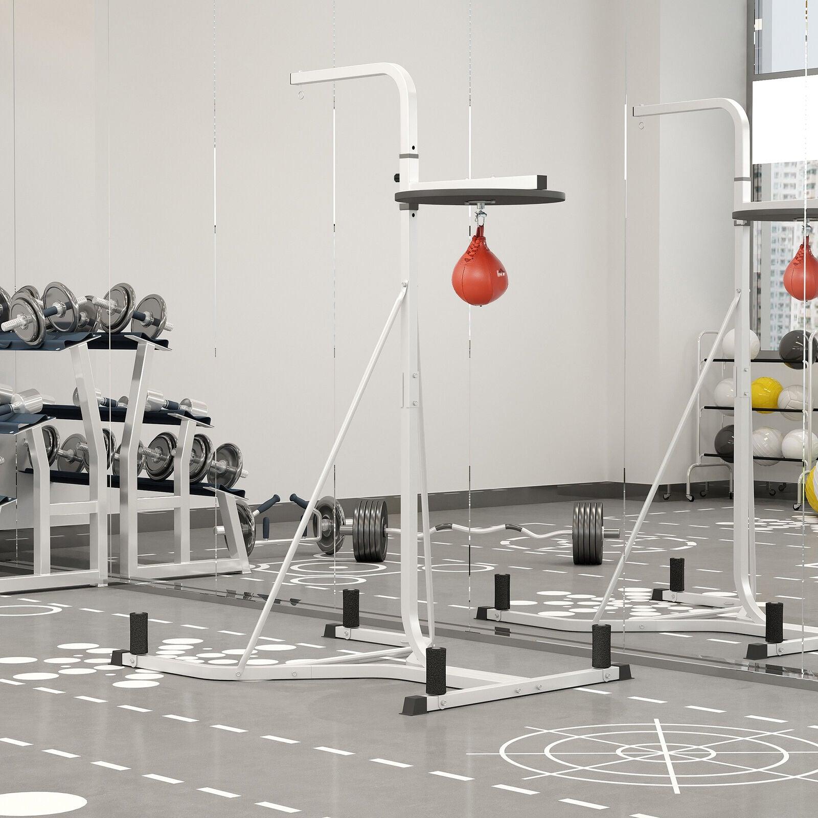 Boxing Punch Bag Stands - Free-Standing Speed Bag Platform Adjustable Boxing Punch Bag Stand Exercise & Fitness - Tophatter Daily Deals
