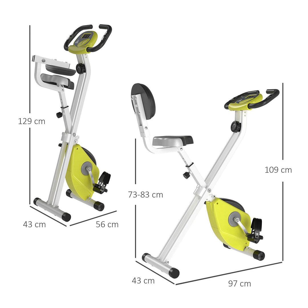 Magnetic Resistance Exercise Bike UK - Foldable LCD Exercise Bike Exercise Bikes - Tophatter Daily Deals