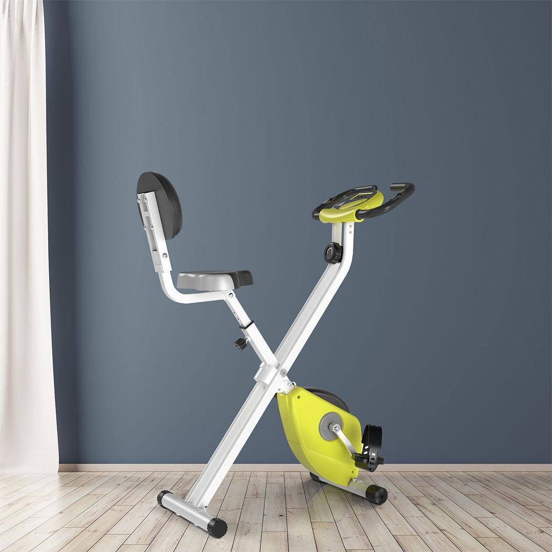 Magnetic Resistance Exercise Bike UK - Foldable LCD Exercise Bike Exercise Bikes - Tophatter Daily Deals
