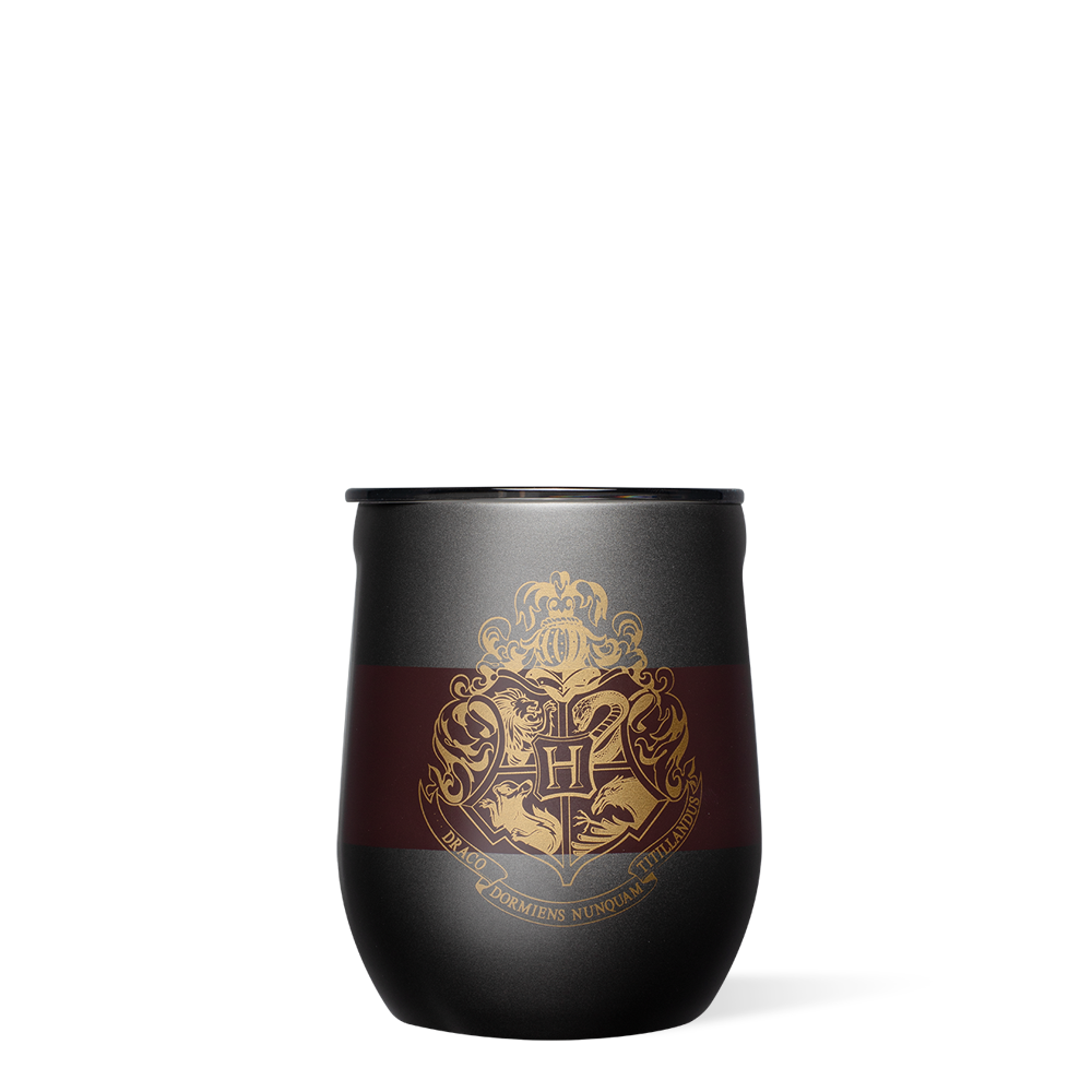 Harry Potter Stemless by CORKCICLE. Hogwarts Crest 12oz Stemless - Tophatter Daily Deals