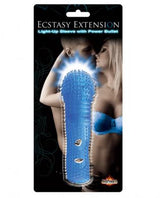 Peniis Extension Sleeve W/Power Bullet Blue - Tophatter Daily Deals