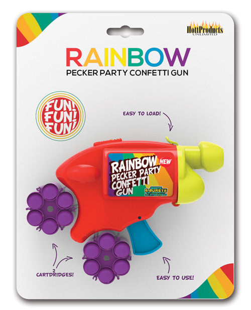 Rainbow Pecker Party Confetti Gun Party Supplies - Tophatter Daily Deals