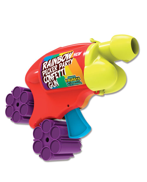Rainbow Pecker Party Confetti Gun Party Supplies - Tophatter Daily Deals