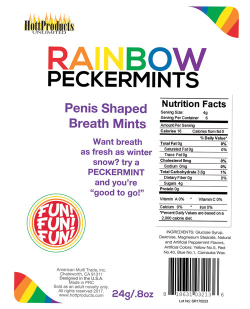 Rainbow Peckermints Candy - Tophatter Daily Deals