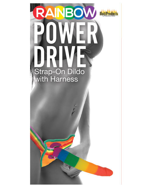 Rainbow 7" Strap On Dildo & Harness Strap Ons - Tophatter Daily Deals