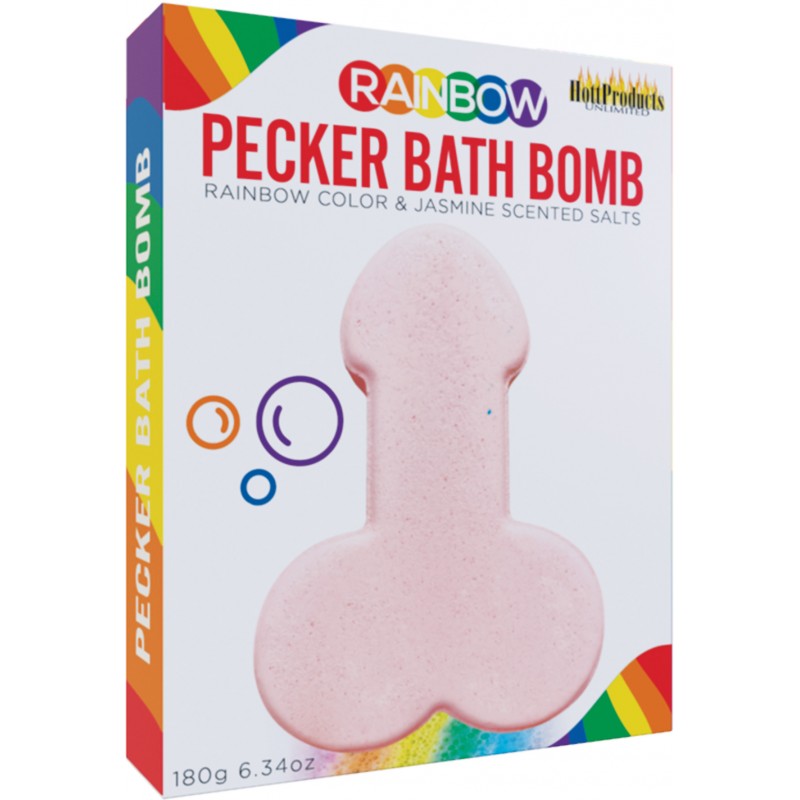 Rainbow Pecker Bath Bomb Bath Bombs - Tophatter Daily Deals