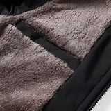 Windproof Men’s Jacket - Quilted Bomber Fleece Lined Hiking - Tophatter Daily Deals
