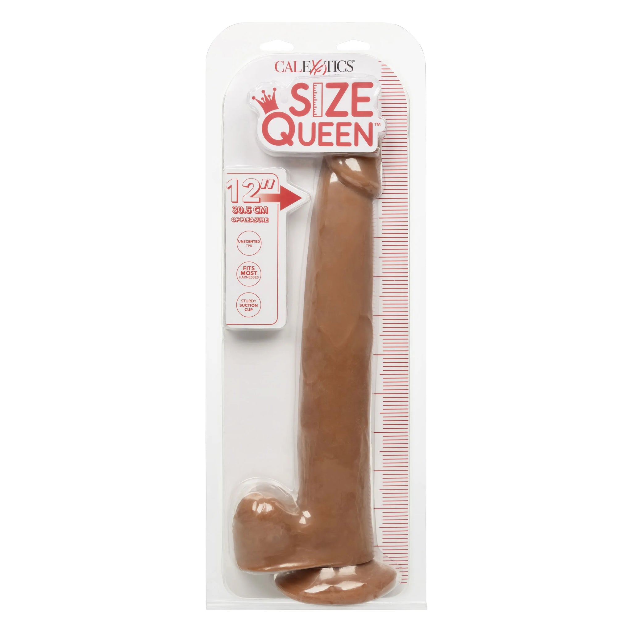 Size Queen 12 Inch Realistic Dildo – Firm 30.5 Cm Dildo > Dildos > Large Dildos - Tophatter Daily Deals