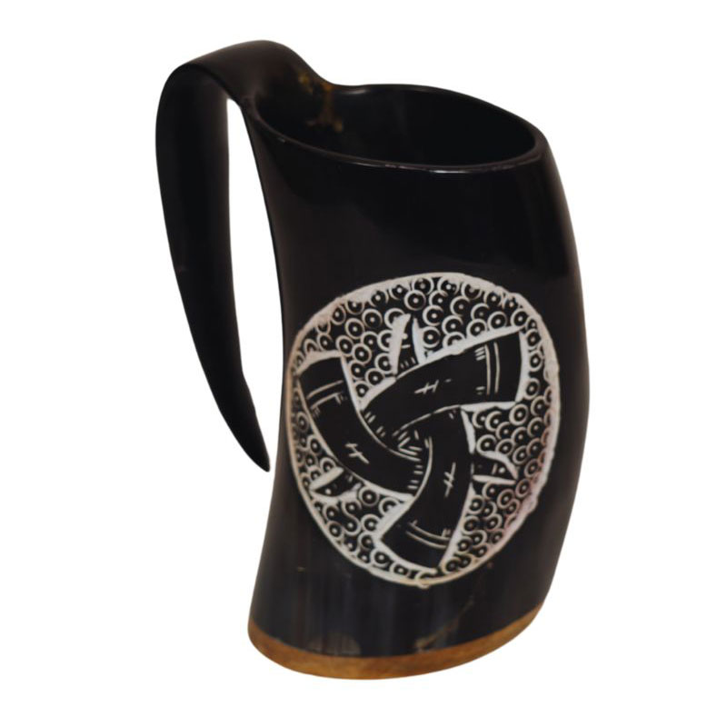 Authentic Medieval Inspired Drinking Horn Mug Tankard - Tophatter's Guns'N'Weapons Store Collectible Weapons - Tophatter Daily Deals
