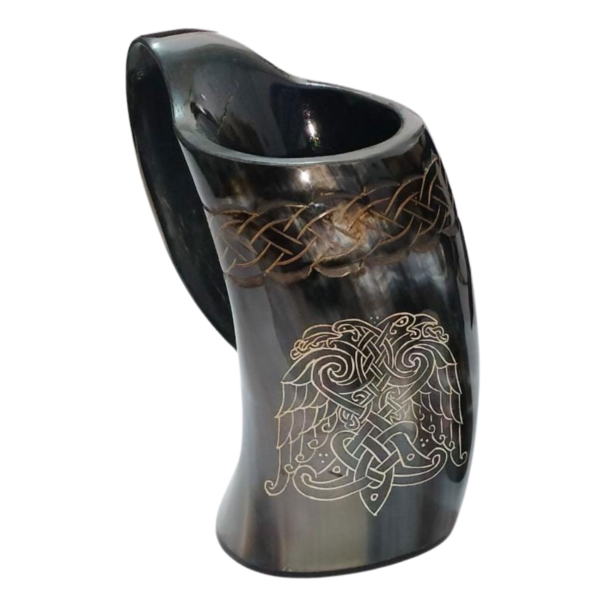 Authentic Medieval Viking Drinking Horn Tankard - Tophatter's Army Products & Self Defense Collectible Weapons - Tophatter Daily Deals