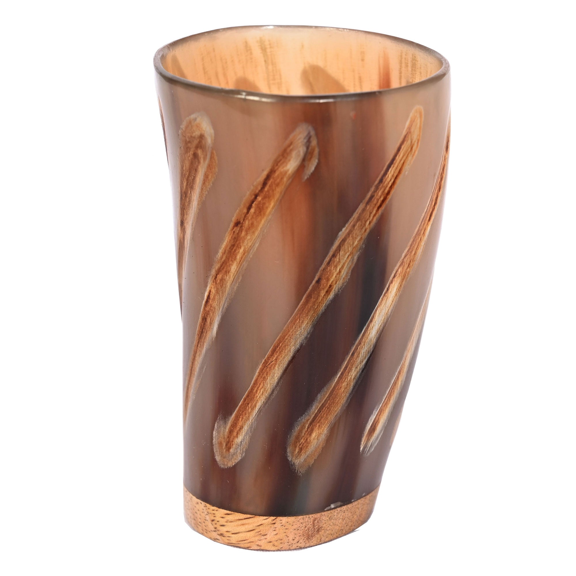 Handmade Viking Drinking Horn Medieval Tumbler Collectible Weapons - Tophatter Daily Deals