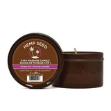 Hemp Seed 3-In-1 Massage Candle 170g Skinny Dip Vanilla & Fairy Floss > Candles > Massage - Tophatter Daily Deals