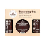Hemp Seed Tranquility Trio Kashmir Musk – 3-Piece Scented Massage Kit > Essentials > Massage Gift Set - Tophatter Daily Deals
