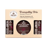 Hemp Seed Tranquility Trio – Skinny Dip Scented Massage and Caress Kit 3 Piece > Essentials > Massage Gift Set - Tophatter Daily Deals