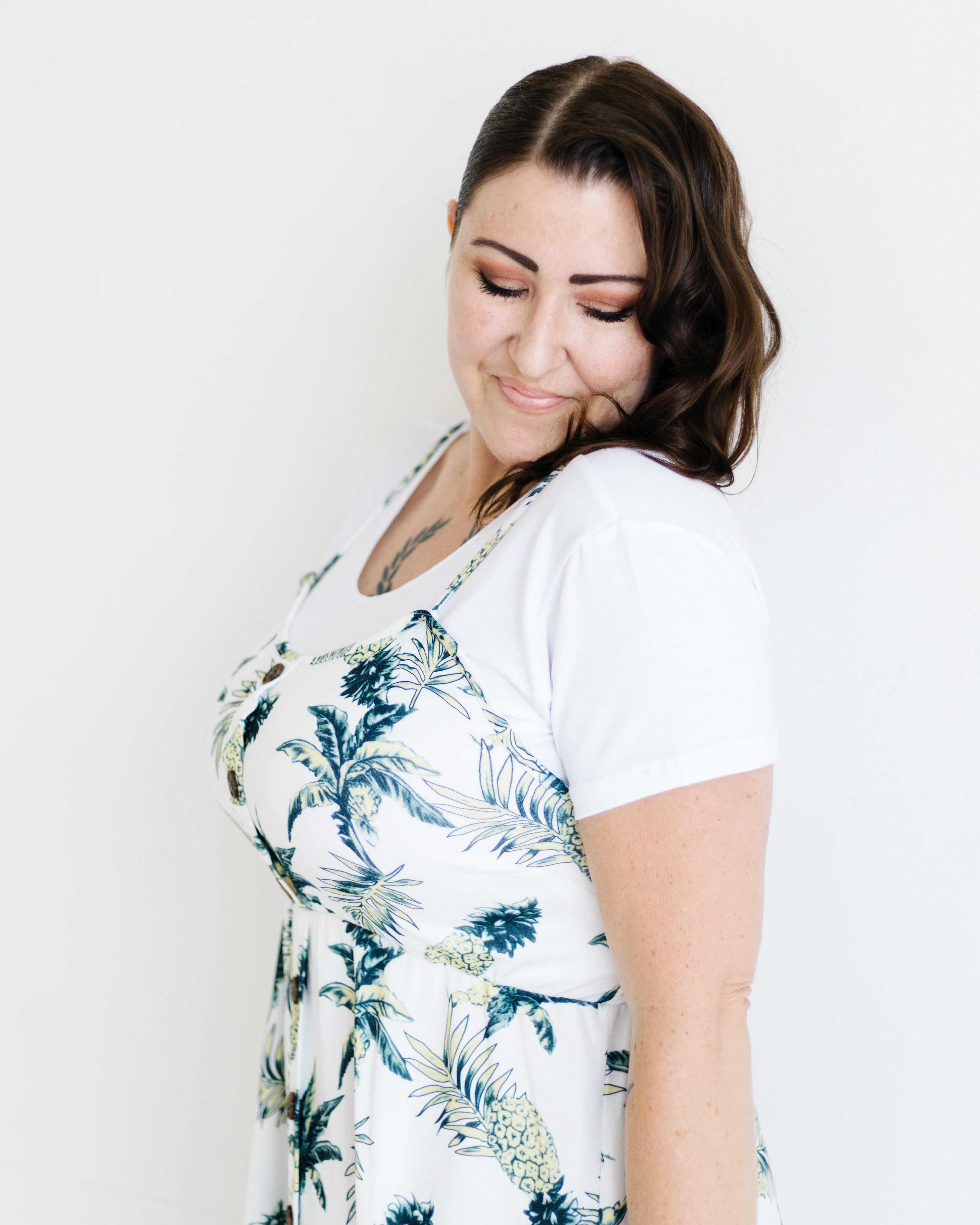 HALFTEE Layering Fashions Classic Boyfriend Halftee T-Shirt - Tophatter Daily Deals