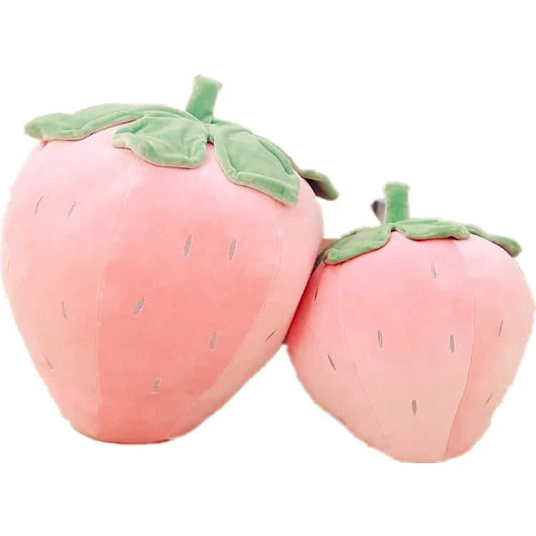 Strawberry Pineapple Plush Pillow Cushion Fruit Fruit - Tophatter Daily Deals