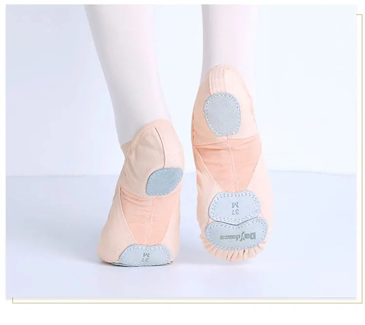 Supportive Flattering Women Ballet Shoes - Split Sole Mesh - Tophatter Daily Deals