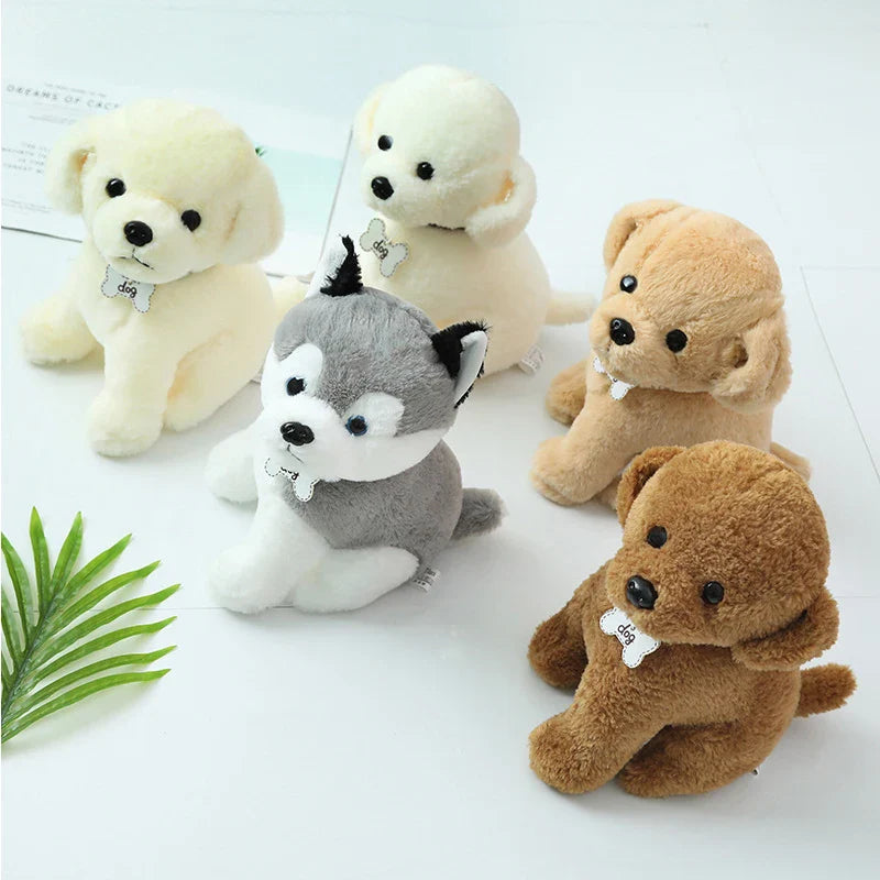 Poodle Dog Plush Husky Stuffed Animal Toys Animals - Tophatter Daily Deals