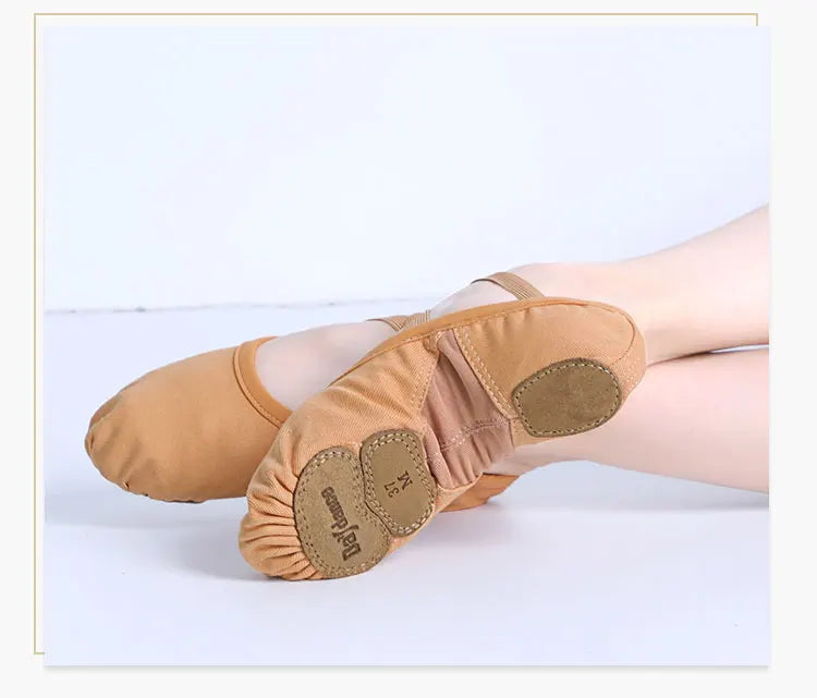 Supportive Flattering Women Ballet Shoes - Split Sole Mesh - Tophatter Daily Deals
