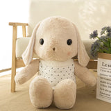Loppy Bunny Big Hanging Ears Bunny Rabbits With Sweaters Plush Brown Bunny White Animals - Tophatter Daily Deals