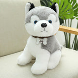 Poodle Dog Plush Husky Stuffed Animal Toys Grey Animals - Tophatter Daily Deals