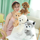 Poodle Dog Plush Husky Stuffed Animal Toys Animals - Tophatter Daily Deals