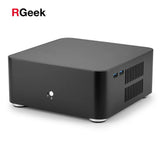 Mini ITX Case All Aluminum Chassis With Built In PSU - Tophatter Daily Deals
